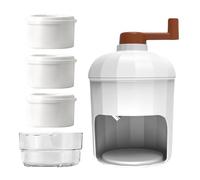 TOWARDSNAN Strumenti per gelato, delicati rasoi manuali portatili a manovella tritaghiaccio cono e granite macchina per rinfrescare bevande