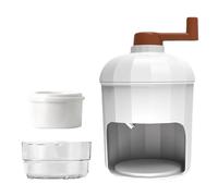TOWARDSNAN Strumenti per gelato, delicati rasoi manuali portatili a manovella tritaghiaccio cono e granite macchina per rinfrescare bevande