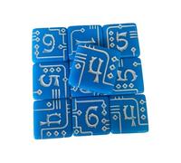 TOWARDSNAN Tactiles - Numeri in acrilico a tema industriale, precisioni lavorate per giochi di ruolo e apprendimento in classe, presa comoda