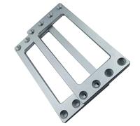 TOWARDSNAN Telaio di raffreddamento in alluminio impilabile per dischi rigidi da 2,5 pollici Organizzazione multistrato con accessori di montaggio Staffa di espansione di archiviazione a più strati