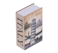 TOWEBOORY Cassaforte Libro, Cassetta Portavalori a Forma di Libri Scatola con Serratura a Combinazione Nascosto Sicuro Scomparto per Conservare Denaro, Gioielli e Chiavi (18 * 11,6 * 5,5 Cm)