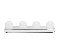 TOWEBOORY LED Luci Specchio Trucco, 4LED Lampada da Tavolo per Trucco Lampada da Parete Kit Lampadine Luce per Specchio Luci Portatile Applica a Specchio Cosmetico, Specchio Bagno