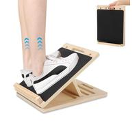 TOWEBOORY Pedana Fitness Slant Board, Portable Wooden Slant Board Tavola Inclinata Regolabile e Barella Polpaccio PUò Regolare 4 Altezze, per lo Stretching Muscolare a Casa