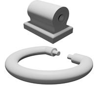 Towel Hanger Wall Mount with Snap-On Design - Modern Bathroom Hook System