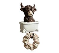Towel Hooks for Bathrooms, Funny Resin Cow Figurines Utility, Sturdy Wall | Towel Hooks for Bathrooms, Funny Resin Cow Figurines Utility, Perfect for Home, Shower, or Daily Bedroom Projects