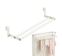 Towel Rack - Wall-Mounted Clothes Rack | Clothes Drying Racks Wall Mounted | Heavy-Duty Space-Saving Towel Clothesline | WallMounted Laundry Drying Racks for Bathroom Closet Room Clothing Dorm Rv