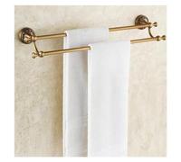 Towel Racks Towel Rail all Copper Hand Towel Holder Double Rod Antique Towel Rail Bathroom Hardware Towel Bar 50CM (Size : 40CM) (One Color 50CM)