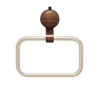 Towel Ring - Hand Towel Hanger for No Drill Installation, Strong Suction with Hanging Function, Bathroom Holder for Home, Hotel, Office, Dorm, Apartment, RV, Farmhouse