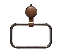 Towel Ring - Hand Towel Hanger Strong Vacuum Suction Holder, No Drill Bar with Modern Style Function, Bathroom Accessory for Home, Hotel, Restaurant, Office, Dorm, Apartment, Rv, 5.43x8.07 Inches