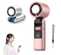 TOWELNADO - ChillNado Foldable Ice Fan Use 3S Instant Cooling Technology for Strengthen Refrigerated Airflow, Portable Towelnado Turbo Handheld Fan - Suitable for All Scenarios (Pink)