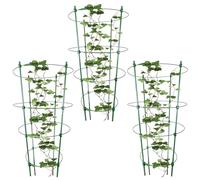 Tower Cage with Garden Stakes, Ideal 17.72x11.02 Inches for Supporting Climbing Plants, Fruits, Flowers, and Vegetables Versatile Plant Stands Pots Outdoor Gardening