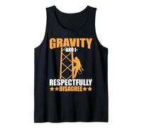 Tower Climber Gravity e io rispettosamente Non Sono d'accordo sull'arrampicata Canotta
