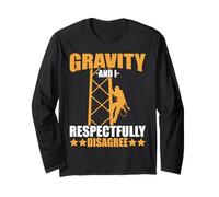 Tower Climber Gravity e io rispettosamente Non Sono d'accordo sull'arrampicata Maglia a Manica