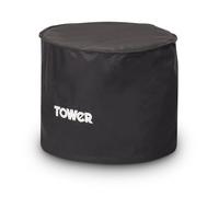 Tower Copertura per braciere, Resistente, Impermeabile e Antivento, per Esterni, Resistente ai Raggi UV, Colore Nero (Altezza 63 x Larghezza 67 x profondità 60 cm)