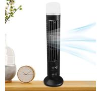 Tower Fan 2-Speed Quiet USB/Battery with Nightlight Portable High Velocity