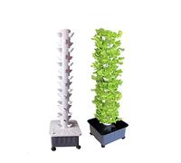 Tower Garden, 15 strati 45 siti Kit da giardino verticale for interni a torre idroponica con 8 luci a LED a spettro completo da 8 pezzi