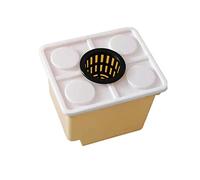 Tower Garden, 1pc Coltivazione fuori suolo Botti olandesi Serre Verdura Frutta Piantare Botti di plastica Giardino Idroponico Accessori fai da te(1Hole-Yellow)