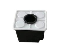 Tower Garden, 1pc Coltivazione fuori suolo Botti olandesi Serre Verdura Frutta Piantare Botti di plastica Giardino Idroponico Accessori fai da te(1Hole-Black)