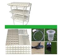 Tower Garden, Fai da te casa verticale tubo in PVC di coltivazione giardino balcone fioriera serra attrezzature for la coltivazione fuori suolo(3 Tiers 108 plants)