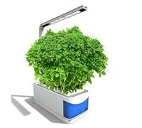 Tower Garden, Indoor Herb Garden Grow Kit Desktop Smart Hydroponics System LED Piantare Vaso di fiori Coltivazione di ortaggi Luce di crescita delle piante