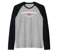 Tower Hamlets England Maglia con Maniche Raglan