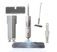 Tower Mocio spray T969000MSH con doppia camera e testa mocio bifacciale, latte