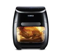 Tower T17076 Forno ad Aria/Friggitrice ad Aria Pro Combo Xpress 10-in-1, Air Fryer con Circolazione Rapida dell'Aria, Friggitrice Aria con Timer 60 Minuti, 11L, 2000W, Nero