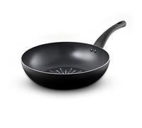 Tower T700306 SmartStart Classic - Wok in alluminio, 28 cm, con aeroglide Easy Clean, antiaderente, resistente al forno, a lunga durata, senza PFOA, nero