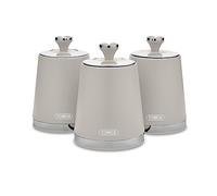 Tower T826131MSH Cavaletto Set 3 Barattoli Acciaio Carbonio Latte