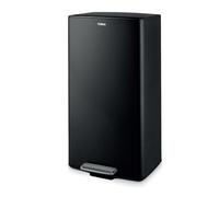 Tower T838020BLK Pattumiera a Pedale, Acciaio Inox, Nero