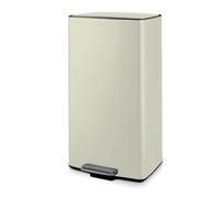 Tower T838020C Pattumiera rettangolare a pedale, Acciaio, Crema