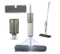 Tower T869008MSH Flexi Spray Mop, testa su entrambi i lati, collo flessibile, color latte e grigio