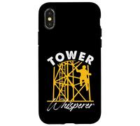 Tower Whisperer Servizio di telecomunicazioni Scalatore a torre Custodia per iPhone X/XS