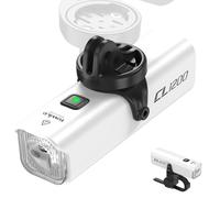 towild Ciclismo Luci Bici Luce Anteriore della Bicicletta, Luce Bicicletta LED 1200 Lumen 5000mAh Ricaricabile Installazione Inversa Type-C IPX-6 Impermeabile 5 modalità Ciclo Faro