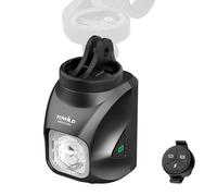 towild DL1200S Luci Bici con Telecomando,1200 Lumen Montaggio a Sospensione Luce Bicicletta LED, USB-C Ricaricabile da 3200mAh,Antiabbagliante Luce per Bici Strada e MTB, IPX6 Fanalini Anteriori Bici