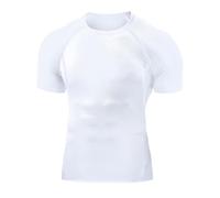 Towintec Maglietta a Compressione da Uomo, Allenamento Sport Maniche Corte Cool Dry Traspirante Asciugatura Rapida Maglia a Manica Corta per Correre Jogging Fitness Palestra