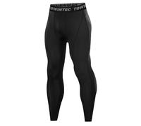 Towintec Pantaloni a Compressione da Uomo Calzamaglia da Corsa Traspirante Strato Base Atletico Leggings da Allenamento Palestra Yoga Basket Fitness Elastico Asciugatura Rapida Pantaloni Stretti