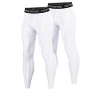 Towintec Pantaloni a Compressione da Uomo Calzamaglia da Corsa Traspirante Strato Base Atletico Leggings da Allenamento Palestra Yoga Basket Fitness Elastico Asciugatura Rapida Pantaloni Stretti