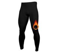 Towintec Pantaloni a Compressione Uomo, Allenamento Calzamaglia da Corsa Pantaloni base Foderati in pile Atletico Strato Base Inverno Allenamento Intimo Escursioni Sci Palestra Basket Elastico Stretti