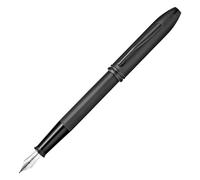 Townsend nero micro zigrinatura e penna stilografica nero opaco cappuccio di pre