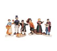 Lemax Christmas Village Townsfolk Figurine Set di 6-92355