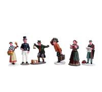 Townsfolk figurines set of 6 Lemax Cod 92355