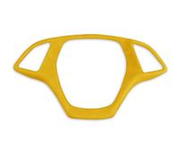 Toworldit - Coprivolante in Alcantara + ABS, compatibile con Chevrolet Corvette C7 2014-2019 (giallo)