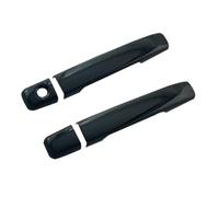 Toworldit - Set di 4 coperture decorative per maniglia della porta esterna, in ABS, compatibili con Infiniti G25 G37 a 2 porte 2008-2013 (senza rilevamento intelligente, nero)