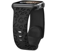 Towsnails Compatibile con Bracciale Apple Watch, Serie 38mm,40mm,41mm,42mm, 4mm,45mm,banda in silicone morbido, motivo leopardato, bracciali di ricambio per iWatch Serie8/7/6/5/4/3/2/1/SE/Series2