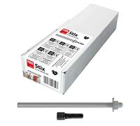 TOX 70101221 Asta filettata Stix-VZ M12x250 mm, zincata, 10 pz, 070101221, Argento
