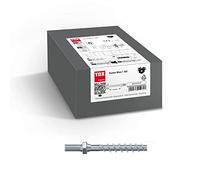 TOX Ancoraggio a vite Sumo Max 1 AG 6x35 mm, con filettatura di connessione M8, acciaio zincato, approvato dalle autorità edilizie per il fissaggio di componenti non portanti, 100 pezzi, 041101801