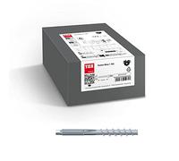 TOX Ancoraggio a vite Sumo Max 1 AG A4 10x140 mm, con filettatura di connessione M10, acciaio inox A4 per diverse profondità di installazione, approvato dalle autorità edilizie, 50 pezzi, 041171551