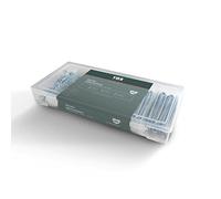 Tox Assortimento di Coppiglie in Acciaio Zincato per Applicazioni Versatili, 6 Misure Comuni in Scatola di Trasporto Trasparente, ⌀ 1,6-4,0 Mm, Lunghezza 25-64 Mm, 555 Pezzi, 09490202