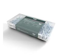 Tox Assortimento di Rivetti Ciechi in Alluminio, Rivetti Ciechi con Testa Tonda Piatta in 6 Misure 2,4X6 Mm, 3,2X6 Mm, 4X6 Mm, 4X10 Mm, 4,8X6 Mm, 4,8X10 Mm, 400 Pezzi, 09490205